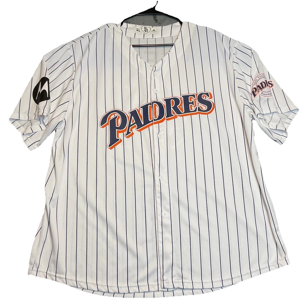Cotopaxi San Diego Padres #51 Trevor Hoffman Jersey Men's XL White Blue Striped